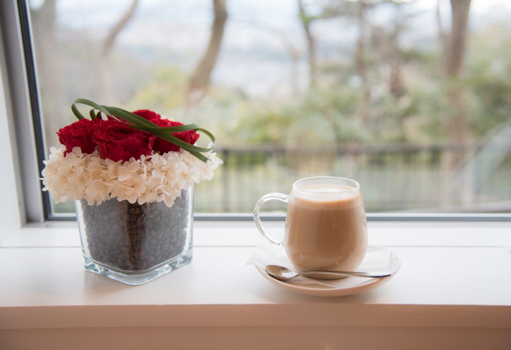 金沢・卯辰山のカフェ「ひよこまめ」