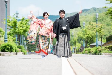金沢の奥座敷・湯涌温泉＆金沢湯涌江戸村で結婚式和装前撮りをさせていただきました